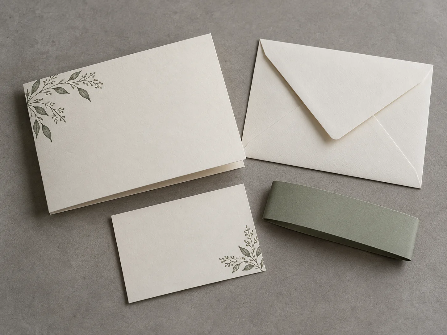 Иллюстрация: состав комплекта приглашения.