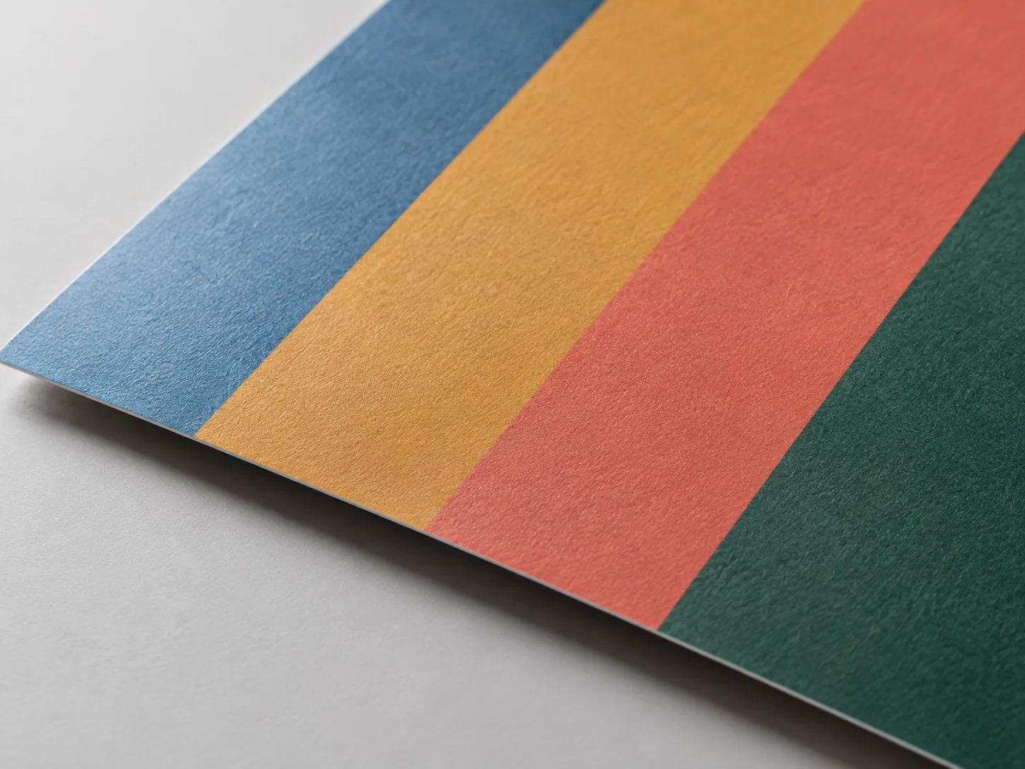 Отпечатанные цветовые поля крупным планом